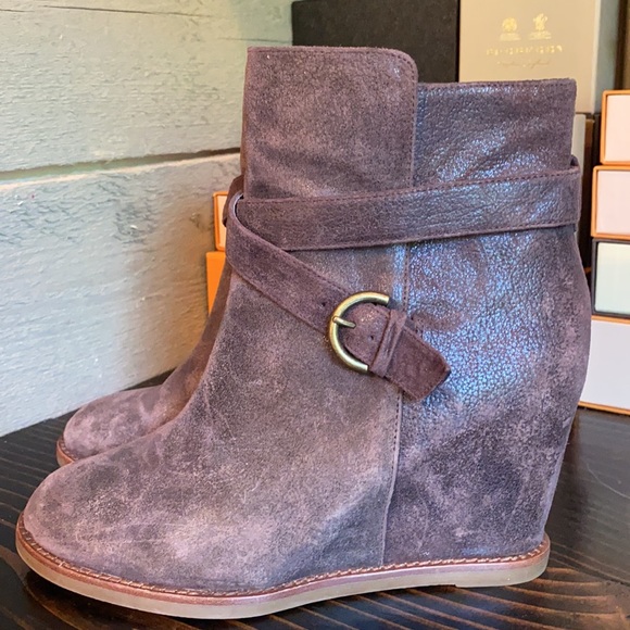 Johnston & Murphy wedge leather booties - Picture 11 of 17